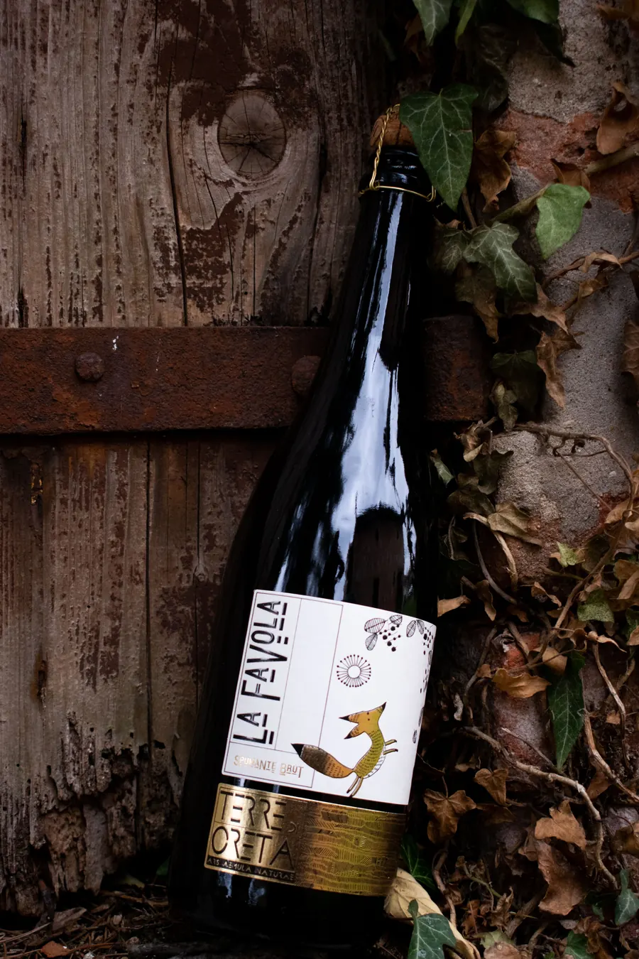 Bottiglia de La Favola, spumante brut Terre di Creta